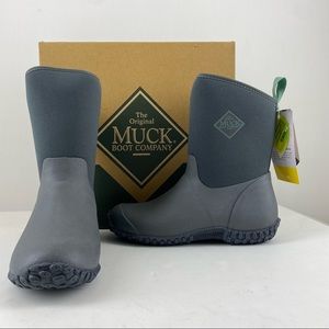 NEW The Original Muck Boot Gray Muckster II Mid Rain Boot Grey Mucks